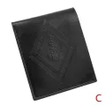 กระเป๋าสตางค์ผู้ชาย/European and American style fashion wallet PU men's short wallet