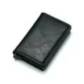 Customize Rfid Carbon Fiber Men Wallets Money Bags Card Holder Black Trifold Leather Slim Mini Magic Wallet Personalized Vallet