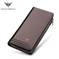 Wallet Male Genuine Leather Men Zipper Wallets Long Men Purse Clutch Business Wallet Williampolo 219