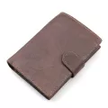 Vintage Men's Short Wallet Men Genuine Leather Clutch Wallets Purses First Layer Real Leather Multi-card Bit Retro Card Holder
