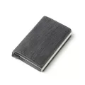 Aluminum Metal Credit Business Mini Card Wallet Man Women Smart Wallet Business Card Holder Hasp Rfid Wallet