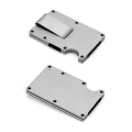 Dienqi Aluminum Metal Rfid Wallets Men Slim Mini Wallet Purses Money Bag Small Thin Male Minimal Wallet Walet Smart Wallet Valet