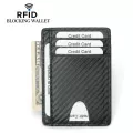 Dienqi Minimalist Slim Leather Wallet For Men Women Thin Mini Small Wallet Male Female Coin Purse Money Bag Waller Walket