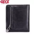Cz Men Bifold Se Wlet Man Soft Genuine Leather Wet With Cn Bag Slots Multifunction Zier Se Quity New