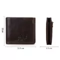 Contact's Genuine Leather Men Wlets Brand Bifold Design Men Cn Se Hi Quity Me Card Id Holder Dropiing