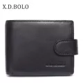 X.d.b Men Wlets Genuine Cow Leather Ort Wlet Me Se Trifold Card Holder Leather Man Wlet With Cn Pocet