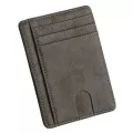 Slim Rfid Bloc Leather Wlet Credit Id Card Holder Se Money Case For Men Women