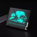 Jojo's Bizarre Adventure Ujo Jotaro Cosplay Sex Ort Se Pu Leather Wlet Anime Men Wlets Jojo Id Card Holder