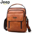 JEEP BULUO ยี่ห้อ ชาย กระเป๋า Messenger ใหม่ กระเป๋าถือ กระเป๋า Messenger ธุรกิจ  กระเป๋าถือ ชาย Crossbody แผ่นหนัง กระเป๋าสะพายไหล่ ความจุสูง-3107