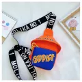กระเป๋าสะพายข้างเด็ก /Boys and girls messenger bag handsome letter waist bag fashion parent-child small bag