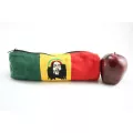 สินค้าราสต้า Pencil Case Hemp Rastaman Green Yellow Red กระเป๋าใส่ดินสอใยธรรมชาติสีสัญลักษณ์ราสต้า ปักลาย BOB MARLEY