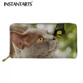 Instantarts Cute Puy Dog ///wie Flor Print B Fe Oer Wlets Zier Leather Ses