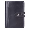 100% Genuine Leather Rfid Vintage Men's Wlet Ort Hasp Wlets With Cn Pocet Sml Zier Me Se Card Holders