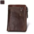 100% Genuine Leather Men Wlet Zier Pocet Bifold Men Wlets Ort Cn Se Retro Brand Luxury Wlet Rfid Cartera Hombre