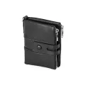 New Men Wlets Genuine Leather Wlet for Women CN SML WET RFID Card Holder Chain Me L Wax Leather Money Bag