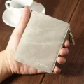 New Men's Wlets Ca Nubuc Leather Man Se Card Holder With Cn Pocet Sml Zier Wlet For Me