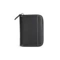 100% Genuine Leather Men Wlet Men's Vintage Crazy Horse Leather Sml Zier Wlets Cn Se Pocet Card Holder