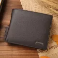 Ort Vertic Men Wlet Leather Wlet Cn Se Me Multi-Function Card Holders Bag Ca Money Se
