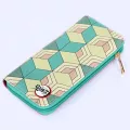 Anime Imet No Yaiba Don Slayer Cosplay Pu Leather Money Bag Card Holder Cn Se Wlet