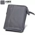 Leather Cowhide Rfid Wlet Men Card Wlet Se Mens Wlets Luxury Gesigner Zier Cn Se Me Vintage Brown Money Bag