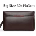 Ani New Brand Design Men's Clutch Bag Large Capacity Ca Me Bags Wlet Se Soft Leather Phone Bag For Ipad