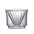 1-2cups Glass Coffee Dripper Engine Style Coffee Drip Filter Cup Permanent Pour Over Coffee Maker With Stand 400ml Cups