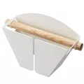 1pc Coffee Filter Paper Shelf Base Box For V60 Refrigerator Easy Take Preservation White
