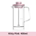 French Press Coffee Maker Tea Maker 304 Grade Stainless Steel Heat Borosilicate Glass Airflow Coffee 400ml