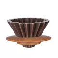 Ceramic Handmade Origami Cup Hand-Made Coffee Filter Cup V60 Funnel Drip Cake Cup Multiple Colors Available