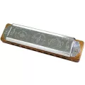 TOMBO ฮาร์โมนิก้า คีย์ C รุ่น FolkBlues Mark-II Harmonica Key C, เมาท์ออแกนคีย์ C