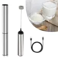 เครื่องตีฟองนมไฟฟ้าตีฟองนมตีผสมเครื่องกวนกาแฟ Eggbeater ครัว