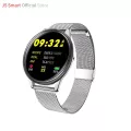 JS SMART SN58 กระจกหน้าจอเหล็กเข็มขัดสมาร์ทดู IP68 กันน้ำความดันโลหิต heart rate monitor สำหรับโทรศัพท์มือถือทั้งหมด Android IOS