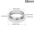 Iyounice 51mm/53mm/54mm/58mm Aluminum Intelligent Dosing Ring Brewing Bowl Coffee Powder Espresso Barista Funnel Portafilte