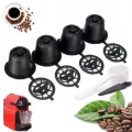 4pcs Refillable Reusable Coffee Capsules Pods For Nespresso Machines Spoon Kitchen Dining Bar Coffee Filters Reusable Tool