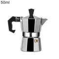 Aluminum Italian Moka Pot Espresso Coffee Maker Kettle Sizes 1 2 4 5 6 9 10 3 Cup 50 100 150 300 450 600ml Percolators Stove