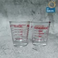 แก้วตวง แก้วช็อต มีสเกลบอกปริมาณ 4 แบบ