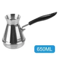 Hoomin Stainless Steel European Long Handle Moka Pot Butter Melting Pot Coffee Utensils Turkish Coffee Pot Kitchen Tools