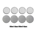 Stainless Steel 8PCS Aeropress Coffee Maker Filter Disc Metal Ultra Filter for Aeropress Coffee Maker Kitchen Coffee Accessories