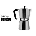 Classic Stove Espresso Machine Can Provide Strong Espresso Classic Espresso Moka Pot Aluminum Silver
