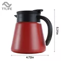 New 680ml Stainless Steel Pressing Type Insulated Water Bottle Thermal Kettle Coffee Pot Vacuum Flask Kettles Jug Home Milk Jug