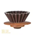 Coffee Maker V60 Coffee Set Ceramic V60 Coffee Filter Cup Cloud Pot Coffee Coffeepot Multi-Color Coffee Funnel