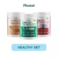 No.1 Plantae Healthy Edition Set 3 รสชาติ : รส สตอเบอร์รี่ บูส / Nude / กรีน สมูตตี้ : โปรตีนพืช วีแกน คีโต แคลต่ำ Plant Healthy Set เซ็ท 3 กระปุก