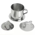 Portable Steel Vietnam Coffee Dripper Reusable Coffee Vietnamese Vietnam Pot Dripper Coffee V60 Cup Drip F9x6