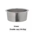 51/54/58mm Filter Basket For Coffee Bottomless Portafilter Single Double Powder Bowl Cleaning Blind Bowl Espresso Accessories