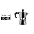 Aluminum Coffee Maker Mocha Espresso Percolator Pot Durable Home Office Durable Espresso Maker Practical Moka Coffee Pot