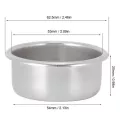 53mm Stainless Steel Coffee Filter Non-Pressurized Filter Basket Strainer Fit For Coffee Machine Accessories