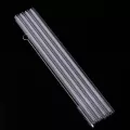 4pcs Straight Glass Tube Reusable Drinking Straw Sucker With Cleaning Brushevents Party Favors Supplies