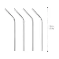 10pcs Colorful Children Stainless Steel 6mm Straight/bend Drinking Straws Reusable With Brush For Kids Birthday Party Supply