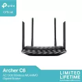 TP-Link Archer C6 Wi-Fi เราเตอร์ AC1200 Wireless MU-MIMO Gigabit Router รองรับโหมด Access Point