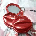 Mac xoxo Luggage Tag พวงกุญแจสีสวยหรูรูปปากมีกระจกด้านหลัง PD25662